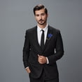 thumbnail image 5 of Uxcell Men Cloth Gold Trim Rose Flower Pin, Suit Lapel Stick, Handmade Boutonnieres, Black 1 Pcs, 5 of 6