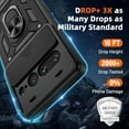 thumbnail image 3 of for Google Pixel 7 Pro Case, with (2 Pcs) HD Screen Protector, Heavy Duty Shockproof with 360° Rotation Metal Kickstand [Military Grade] Protective Case for Pixel 7 Pro, Black, 3 of 16