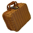 thumbnail image 3 of MasteelfCA 1 Pc Woven Cosmetics Organizer Vintage Storage Case Portable Makeup Storage Case, 3 of 9