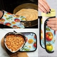 thumbnail image 5 of Yayeee Oven Mitts and Pot Holder Set of 2 Heat Resistant Kitchen Gloves Baking Hot Pad, Green Tomatoes, 5 of 5