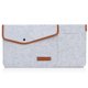 thumbnail image 3 of Bolsa de fieltro de lana para documentos comerciales, bolso de oficina, maletín, retícula, paquete de ordenador de 13", 3 of 8