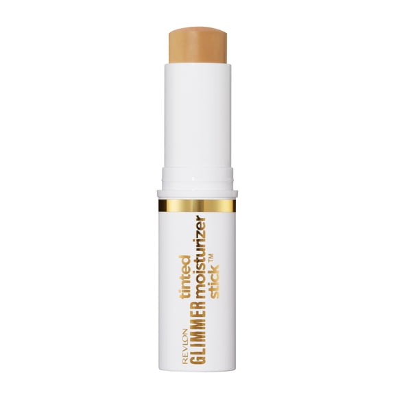 Revlon Glimmer Tinted Facial Moisturizer Stick, Light Coverage Foundation, 100, 0.31 oz