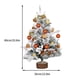 thumbnail image 3 of Adornos navideños, adornos navideños, regalos navideños, nuevo árbol pequeño flocado, decoración de mesa verde, árbol de Navidad, decoración navideña, mini decoración de mesa, accesorios navideños, mi, 3 of 9