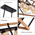 thumbnail image 4 of Miumaeov Industrial Light Fixture Height Adjustable Hanging Pendant Lamp 5 Lights E26 for Living Rooms Dining Room Corridors Entrances Porches Restaurants, 4 of 12
