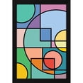 thumbnail image 2 of Jay Stanley 11x14 Black Modern Wood Framed Wall Art Titled - Abstract Circles Collection #2, 2 of 6