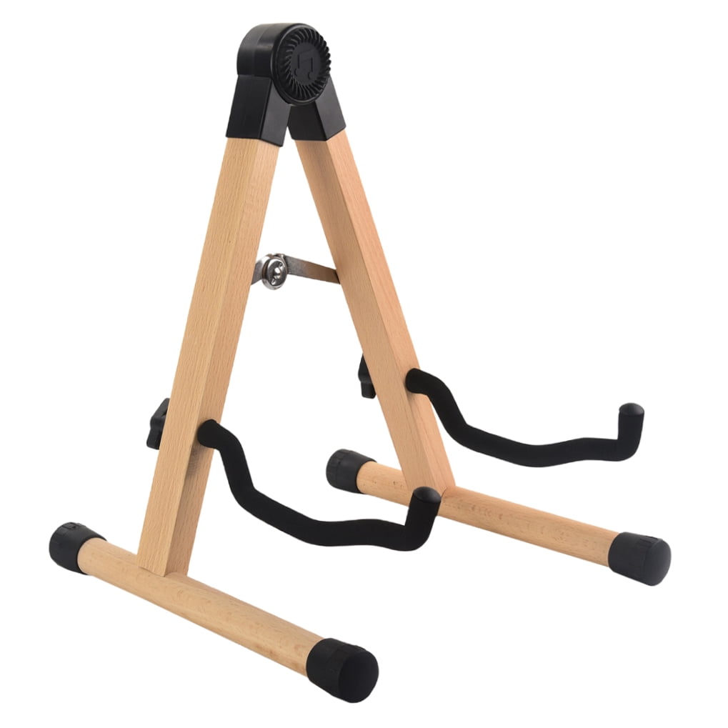 MLINS Wooden Guitar Stand Guitar Display Holder Wood Guitar Holder Universal Display Stand for Guitar Bass