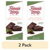 (2 pack) Fannie May Dark Chocolate Mint Tablet with Cookie Bits, Rich and Decadent Flavor in a Spectacular 3.5 oz Premium Chocolate Bar