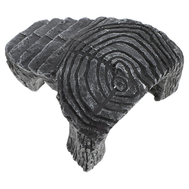 IFANLANDOR Turtle Basking Platform 1Set Dark Grey Resin Indoor Pet Use Habitat
