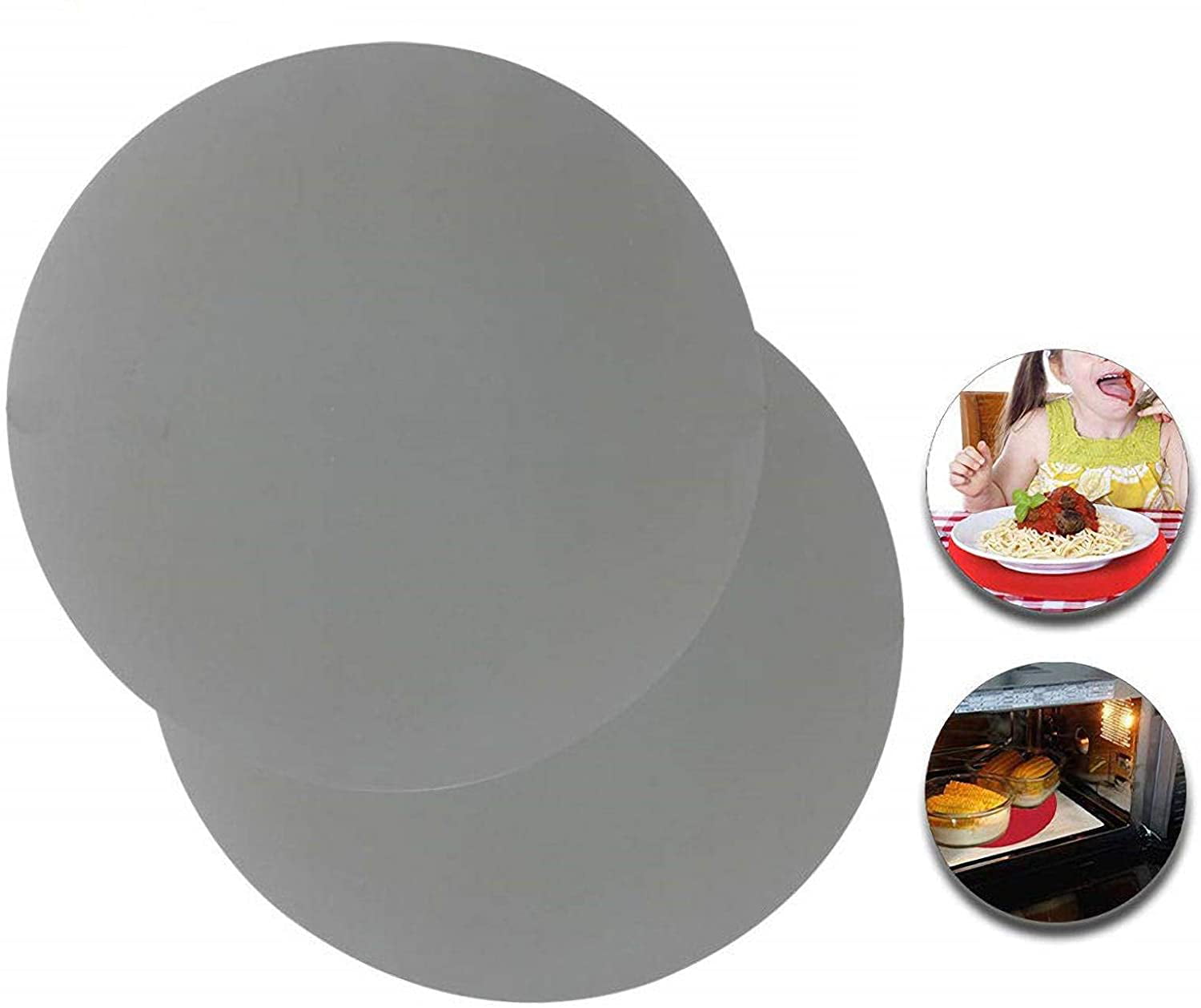 Details about   Pendolr Silicone Microwave Mat Set of 2 Induction Cooker Round Nonstick Heat ... 
