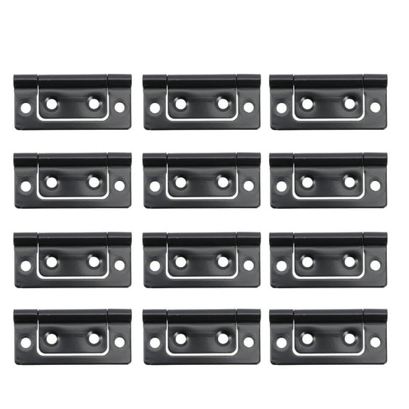 OUNONA Hinges Door Black Mortise Non Bronze Hinge Cabinet Matte Doors Spring Closing Self 5 Small Chest No Interior T Antique