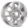 thumbnail image 2 of For 2014-2018 Dodge Ram 3500 18 Inch Polished Silver Alloy - New OEM Rim - Road Ready Car Wheel, 2 of 9