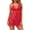 Red, variant on Women Lingerie Sexy Lace Chemise Open Front Wedding Brial Lingerie
