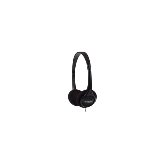 Koss KPH7 On-Ear Portable Lightweight Stereo Headphones, Black