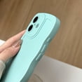 thumbnail image 4 of Designed for iPhone 17 Case, Soft Silicone Gel Rubber Phone Cover, Cute Curly Wave Frame Shape Slim TPU Bumper Women Girly Shockproof Protective Case, for iPhone 17, Pink, 4 of 8