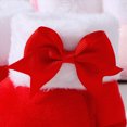 thumbnail image 6 of NOLDARES Baby Boys Girls Cozy Fleece Booties with Grippers Stay On Slipper Socks Toddler Crib Winter Shoes for Boys Girls(Red,5), 6 of 9