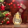 thumbnail image 2 of Lámpara de aceite clásico, lámpara de vela electrónica de Navidad, lámpara de linterna LED, linterna colgante para jardín al aire libre blanco Baoblaze pequeña lámpara de aceite, 2 of 8