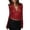 Red, variant on Women's Lace Mesh Top, Sexy Sheer Long Sleeve Shirt with Deep V Neck, Slim Fit Blouse for Going Out, Date Night, and Evening Party Wear-White