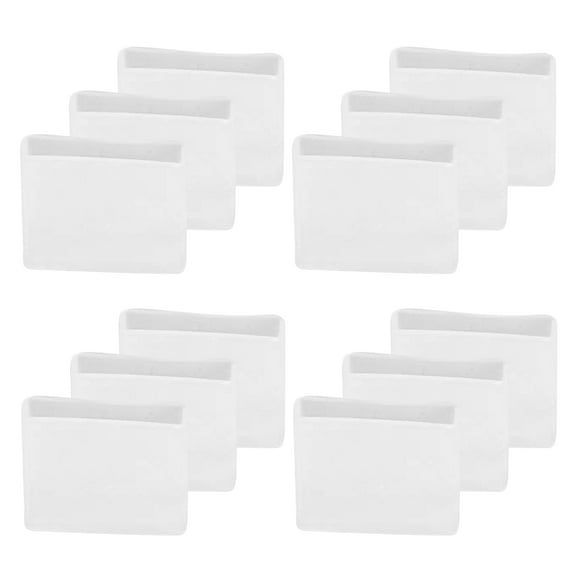 FRCOLOR  50 Pcs Pants Hanger Anti-slip Cover Clothes Hangers Transparent