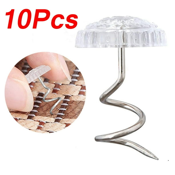 Sofa Twist Nail Tack,10Pcs Upholstery Nails Decorative Cushion Nails Sheet Holder Fastener Non-slip Fixed Mattress Tools Sofa Twist Nail Tack,10Pcs Upholstery Nails Decorative Cushion Nails Sheet Holder Fastener Non-slip Fixed Mattress Tools