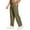 Army Green #007, variant on Mohiass Men's Fleece Cargo Sweatpants Baggy Mens Sweat Pants Open Bottom Cotton Sweatpants for Men Lounge Pants with Pockets Army Green L
