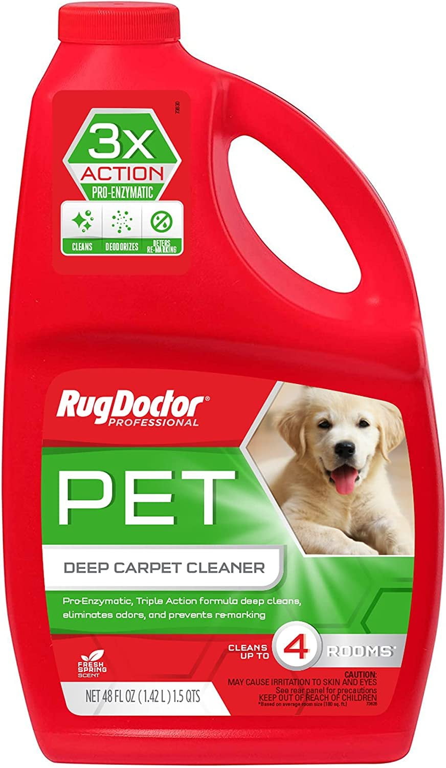 Rug Doctor Triple Action Deep Carpet Cleaner For Pet Stains, Eliminates