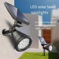 thumbnail image 4 of 7LED Solar Ground Plug Light Outdoor IP65 Waterproof Spotlight Adjustable Brightness Garden Decorative Spotlight,A, 4 of 5