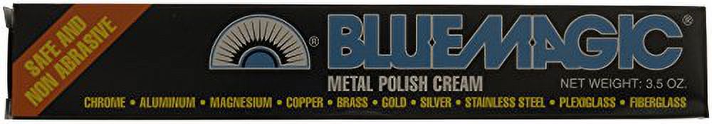 Blue Magic 100 Metal Polish Cream - 3.5 oz, White
