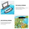 thumbnail image 3 of Fotbe World Map With Animals Landmarks Funda Protectora para Equipaje, Antirrayones y Resistente a la Suciedad, Compatible con Maletas de 18 a 32 Pulgadas-Medium, 3 of 7