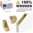thumbnail image 3 of Zomyto 7x7 In 4th of July Independence Day Wood Decor,USA Flag Faith Family Freedom Wooden Box Sign, 3 of 7