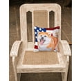 thumbnail image 2 of Carolines Treasures BB9703PW1818 Akita Patriotic Fabric Decorative Pillow  18H x18W multicolor, 2 of 2