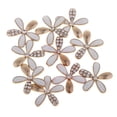 thumbnail image 2 of Abbracc 10pcs Perle Strass Fleur Bouton Cristal Ornements flatback B B, 2 of 9