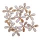 thumbnail image 2 of 10 botones de flores con diamantes de imitación y perlas segundo, 2 of 9