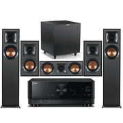 Yamaha 5.2-Channel Wireless Bluetooth 4K 3D A/V Surround Sound Receiver + Klipsch Multimedia Home Theater Speaker System