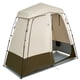 thumbnail image 1 of VEVOR Tienda de Campaña con Ducha y Baño, con Mampara de Privacidad y Cambiador, con Piquetas, Cuerdas, Bolsa de Transporte y Barra Transversal, para Camping, Playa, Caqui, 2500 x 1220 x 2180 mm, 1 of 9