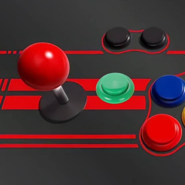 CATIEBYE 12 Pcs Interrupteurs à Bouton-Poussoir Réglables pour Machines de Jeu Offrant une Réactivité Précise