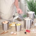 thumbnail image 4 of Professional Design Measuring Cup, Solid Handle for Secure Pouring, Heavy Duty Stainless Steel, Modern Look for Stylish Kitchens, Unbreakable 1000ML Capacity, Easy to Clean,, 4 of 5