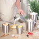 thumbnail image 4 of Vaso medidor acero inoxidable, escala interior mango alambre 1000 ML, 4 of 5