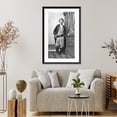 thumbnail image 4 of Historic Framed Print, [Canales, full-length portrait, standing, facing right, right hand on dagger], 17-7/8" x 21-7/8", 4 of 9
