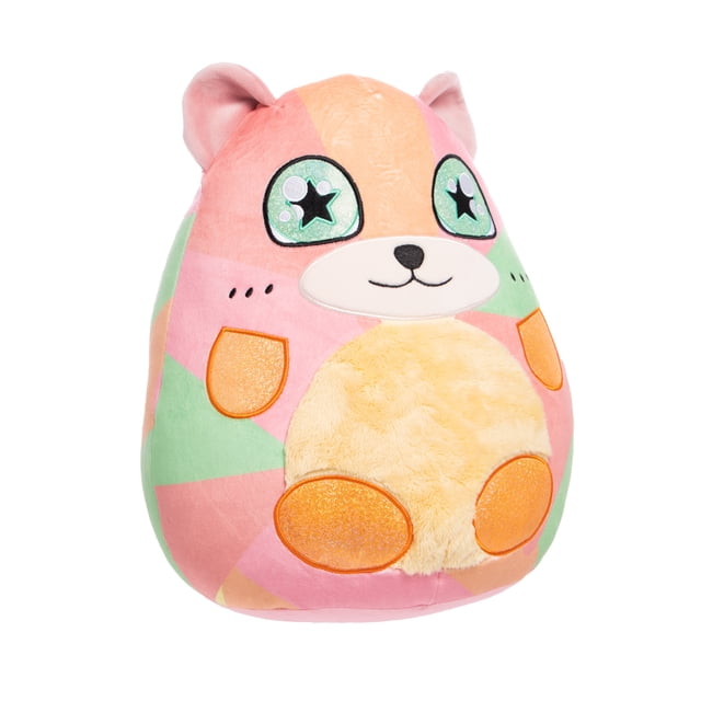Muñeco de peluche suave, Shinymals, Oso de colores, para niñas, 25 cm de alto. Marca Ruz.