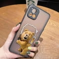 thumbnail image 3 of Matte Case for VIVO Y93 Y91C Y91 Y85 Y77 Y76 Y75 Y73 Y72 Y71 Y53 Y52S Y50 Y35 Y22 Y21 Y20 4G 5G Case Naughty T-Teddy Bear Couple, 3 of 5