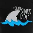 thumbnail image 3 of CafePress - Crazy Shark Lady Pajamas - Women's Dark Pajamas, 3 of 4