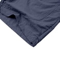 thumbnail image 5 of Men Shorts Jeans Summer Gym Shorts for Men Loose Elastic Waist Drawstring Cargo Shorts with Pocket Lightweight Casual Sports Shorts Dark Blue S, 5 of 7