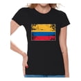 thumbnail image 1 of Awkward Styles Colombia Flag Shirt for Women Colombian Soccer 2018 Tshirt Gifts from Colombia Flag of Colombia Colombian Women Colombia Shirts for Women Colombia 2018 Tshirt Colombian Gifts for Her, 1 of 4