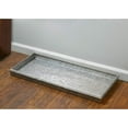 thumbnail image 7 of Good Directions Classic Boot Tray for Boots, Shoes, Plants, Pet Bowls, and More, Galvanized Gray Steel, 7 of 7