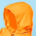 thumbnail image 4 of LIZENG Toddler Raincoat Spring Summer and Autumn Windproof and Rainproof Outdoor Sports Toddler Clothing Toddler Girls Windbreaker, 4 of 6