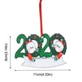 thumbnail image 3 of Xihbxyly Adorno Familiar Personalizado, Decoración Navideña Personalizable, Recuerdo para Árbol de Navidad, Regalo Festivo para Seres Queridos, Disponible para 2-5 Miembros, 4 X 4 Pulgadas, Edición 2, 3 of 3