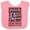 Pink and White, variant on Inktastic Strength Courage Support Colon Cancer Awareness Boys or Girls Baby Bib