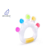 Just4Tots by MAD – Princess or Prince Crown Baby Teething Toy Baby Teether - Gum Soother and Massager for Natural Teething Relief - Made of Soft, BPA-Free Food Grade Silicone – Multicolor