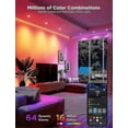 thumbnail image 2 of Smart Bulb Gu10 Rgbww, 400lm Dimmable Color Changing Bulb, Wifi Bluetooth Works With Alexa, Google Assistant (4pcs), 2 of 5