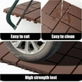 thumbnail image 4 of Olurrisa Solid Wood Interlocking Patio Deck Tiles - 44 packs 12" x 12" Indoor Outdoor Waterproof Flooring Tiles for Balcony, Backyard, Garden & Poolside, All Weather Use, Brown, 4 of 8